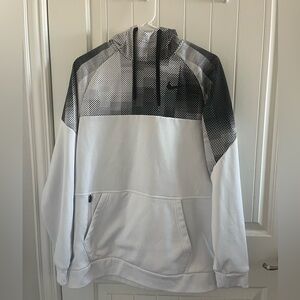 Nike Dri-FIT Black and White Hoodie